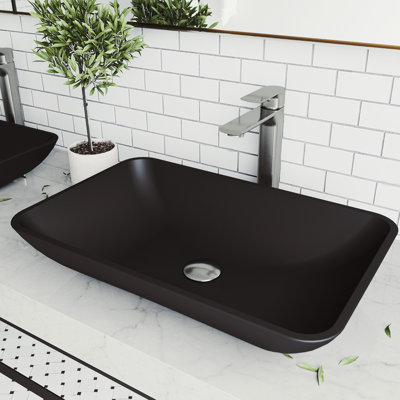 Lavabo de salle de bain rectangulaire Donatello
