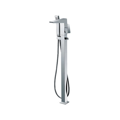 1 Handle Floor Freestanding Tub Filler with Diverter