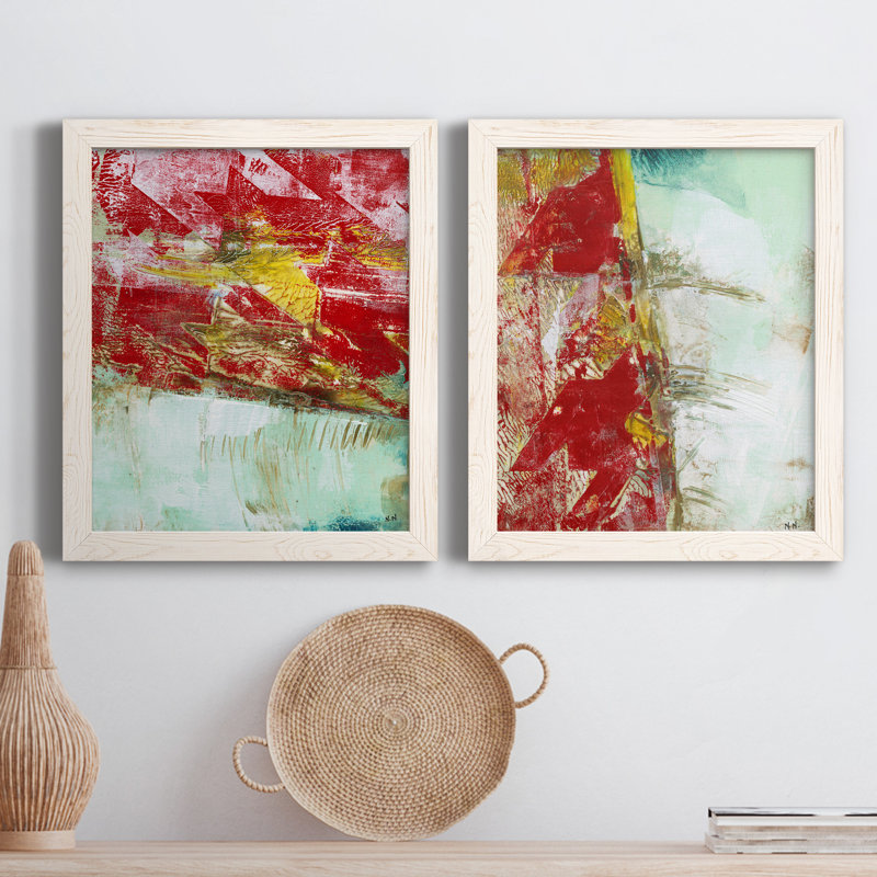 Mini Mini S Croquis I Mini S Mini Croquis I - ensemble de 2 reproductions d'art sur toile, H 24 po x l 36 po x P 1,5 po