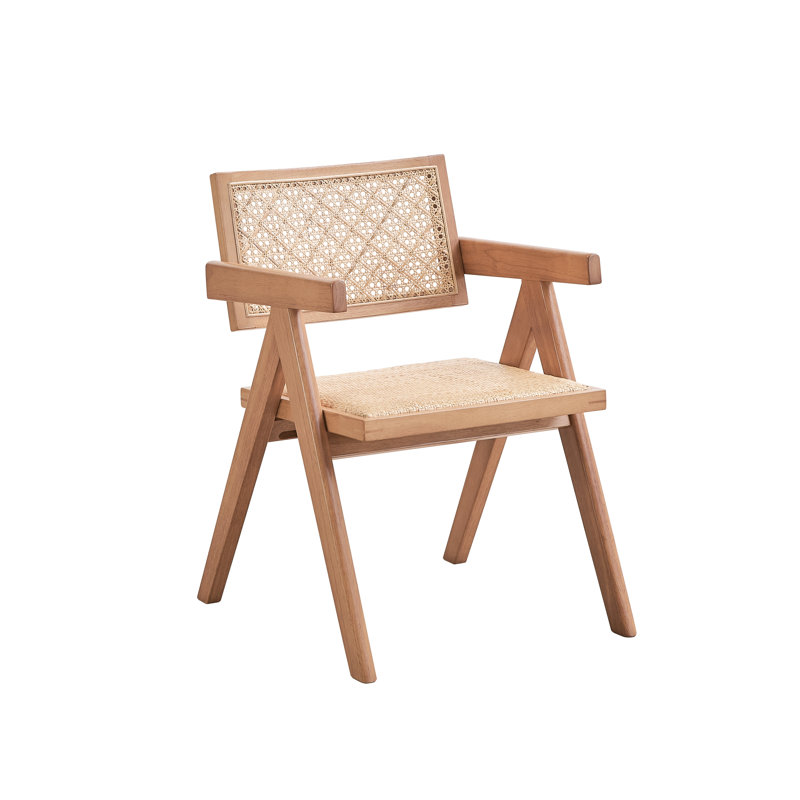 Fauteuil extérieur 2 - Finition naturelle pour des moments de détente sur la terrasse. Paire de fauteuils naturels.