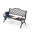 Powder Coated Steel Park Bench