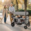 Poussette pour 4 enfants avec poussette pliable-123300915