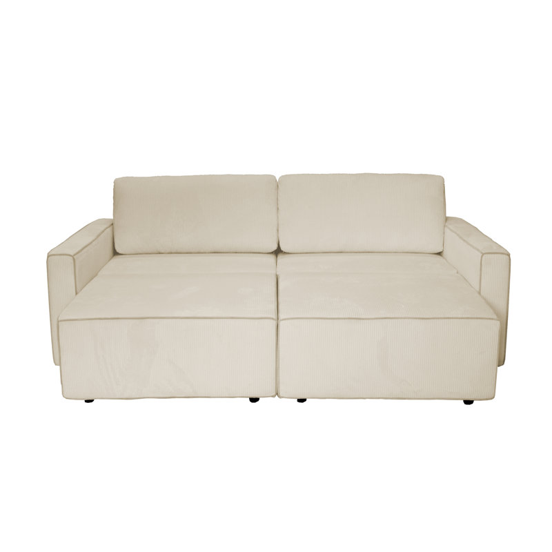3 Seater Sleeper, Off White