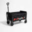 Chariot utilitaire pliable avec roues robustes et conception pliable