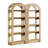 70.9" Tall Arched Bookcase, Modern 5-tier Open Bookshelf For Home Office, Bedroom, Living Room-835662214-809167696
