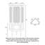 Armoire d'appoint multifonctionnelle Retro Light Luxury