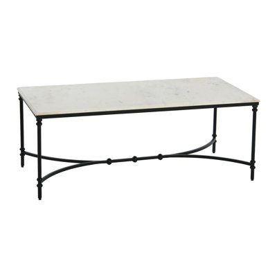Timmons 48" Genuine Marble Coffee Table