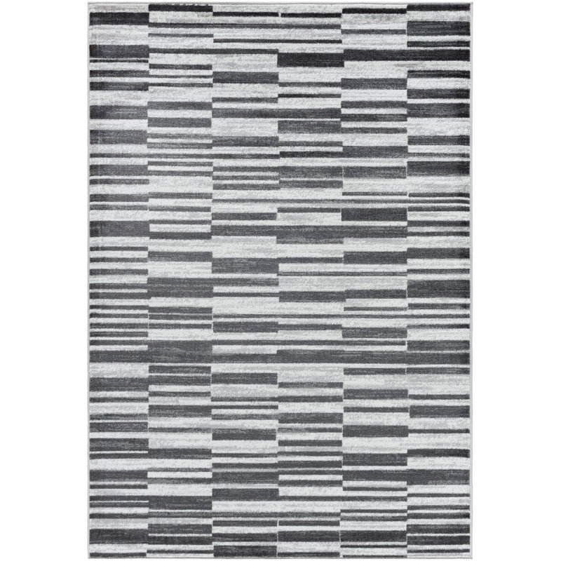 Striped Indoor Rug, Rectangle 5'3" x 7'3"