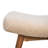 Cotton Blend Upholstered Bench