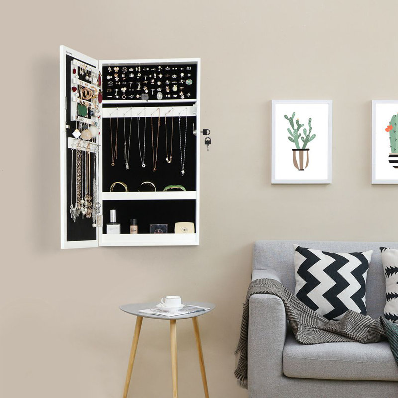 Downridge Wall Jewelry Armoire