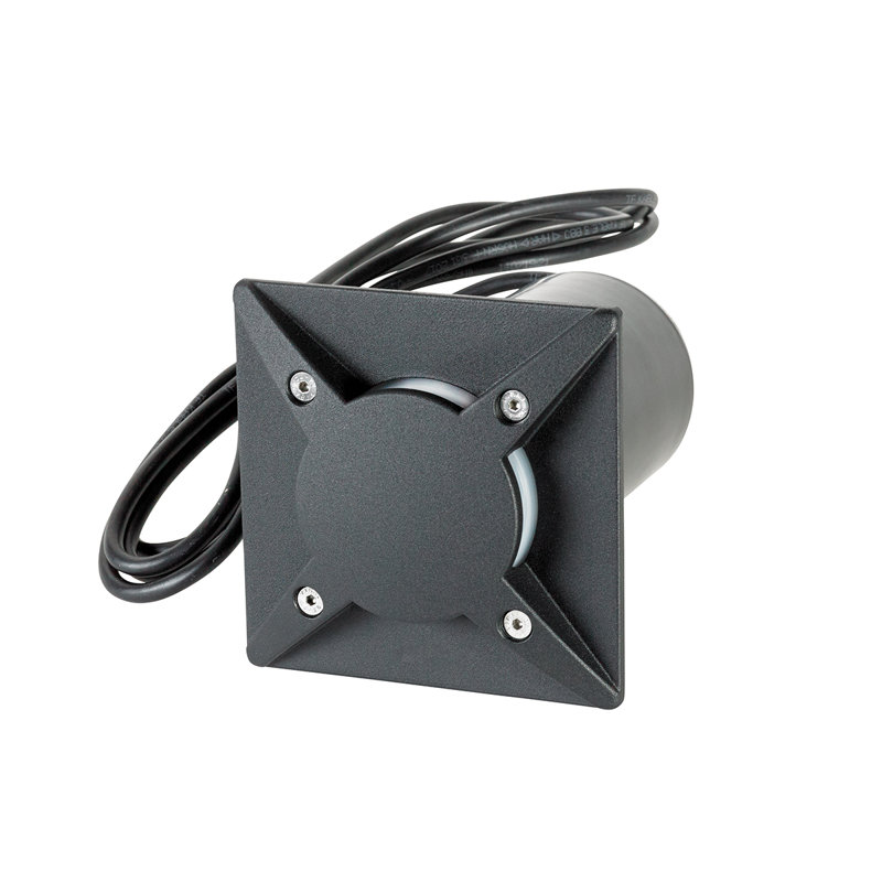 Repton Black Plug-in Integrated LED Metal Spotlight