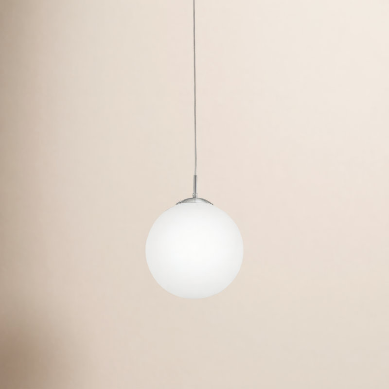 Mia 1 - Light Single Globe Pendant, 59" H x 11.81" W x 11.81" D