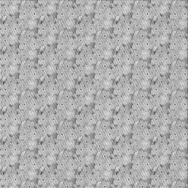 Tapis abstrait gris, Carré 7 pi