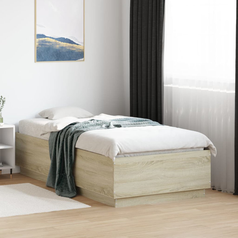 Noar Bed, Sonoma Oak, Single (3')