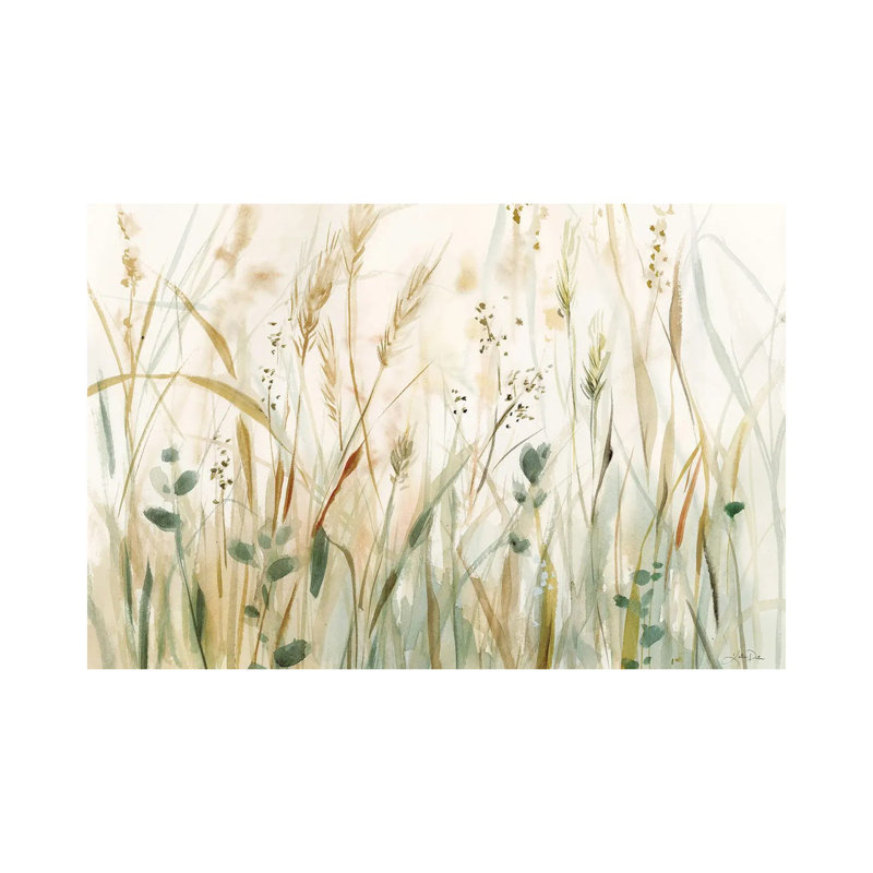 «In the Meadow», reproduction d'art sur toile encadrée, H 26 po x l 40 po, Toile tendue, Ne s’applique pas