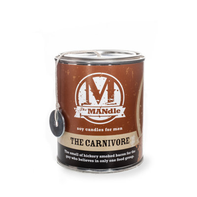 Bougie parfumée avec pot en métal The Carnivore