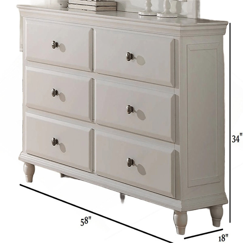 Meuble de chambre à coucher de style moderne avec poignées 1 pièce