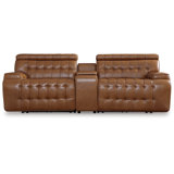 Temmpton 3-Piece Power Reclining Sectional Loveseat with Console