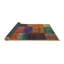 Tapis patchwork orange / jaune / turquoise-936277266