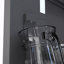 ZLINE Autograph Edition 60 po. 32,2 pieds cubes Réfrigérateur à congélateur inférieur encastré à porte française avec distributeur d'eau et machine à glaçons avec intérieur gris graphite-963293149
