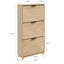 12 Pair Flip Down Shoe Storage