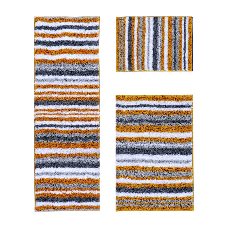 Non-Slip Bath Rug, Yellow