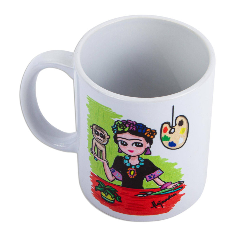 Tasse à café Frida avec singe