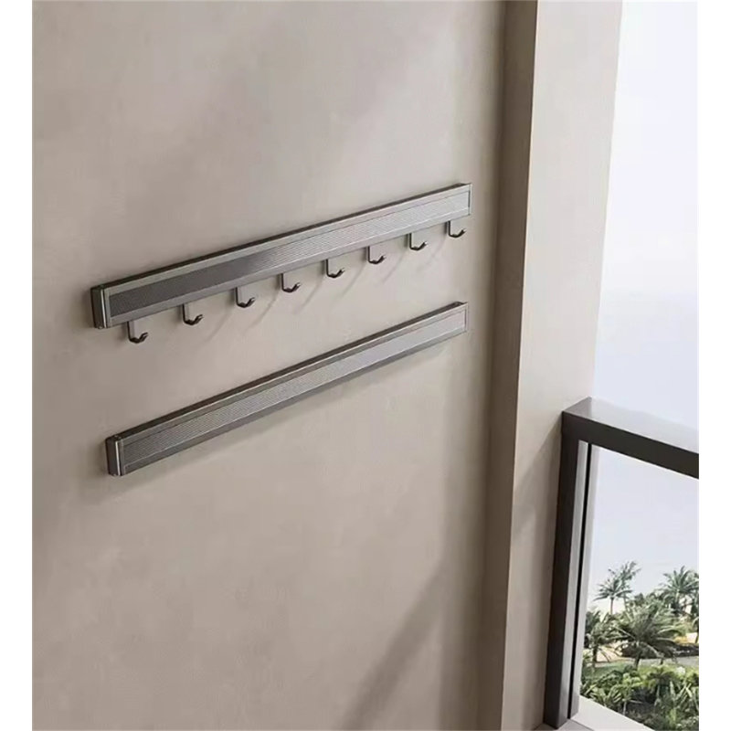 Séchoir pour balcon, filet de pliage intérieur pliable en filet, séchoir à linge extensible pour chaussettes et chaussures - la solution de lavage ultime