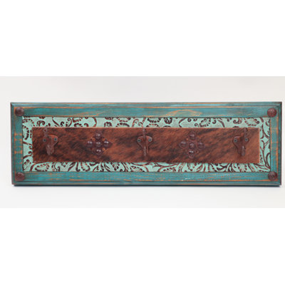 Porte-chapeau en cuir de vache Woodside