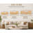 Gold Textured Abstract Canvas Wall Art, Handmade Texture & Foil Effect, Neutral Horizontal Decor-695232966