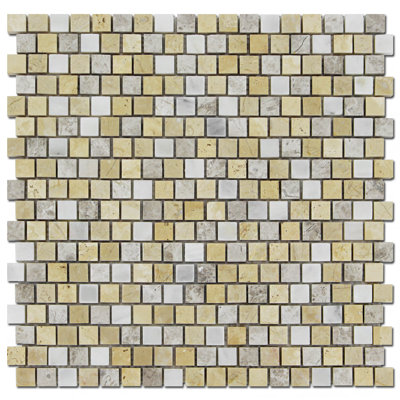 Adriatica 0.63" x 0.63" Marble Linear Mosaic Wall & Floor Tile