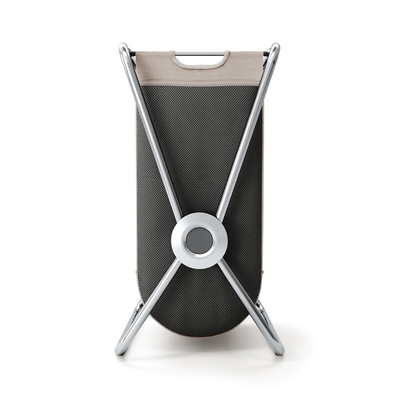 Simplehuman Single X-Frame Laundry Hamper, Heavy-Gauge Steel Frame