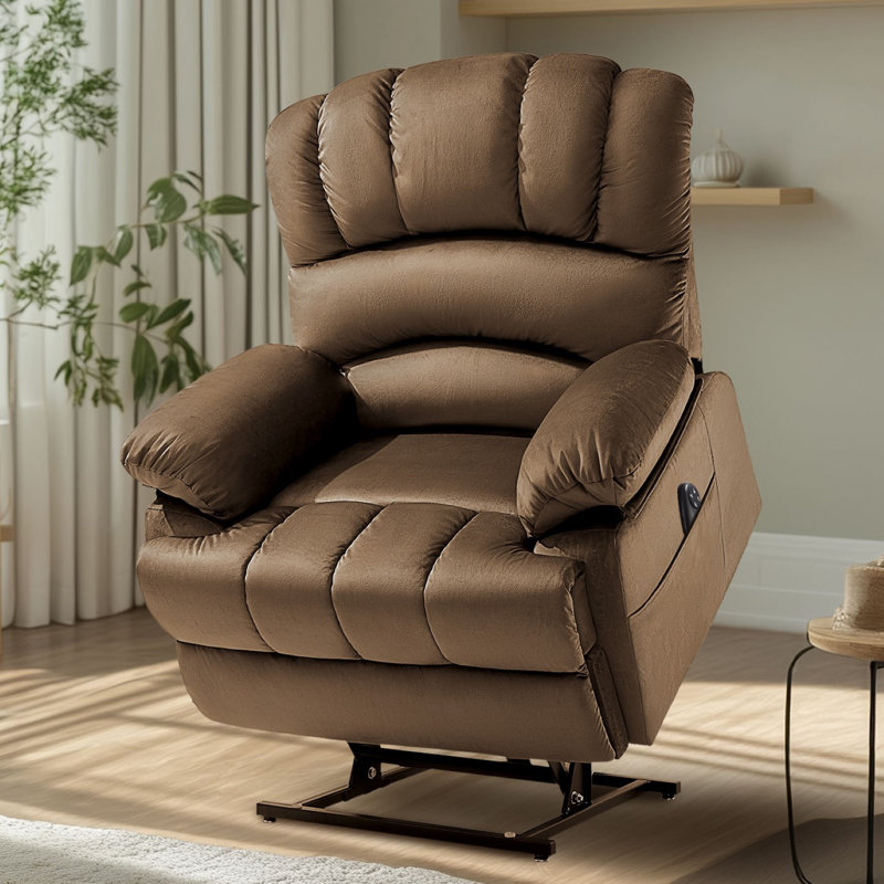 Fauteuil inclinable motorisé à deux moteurs, canapé-lit surdimensionné et télécommande