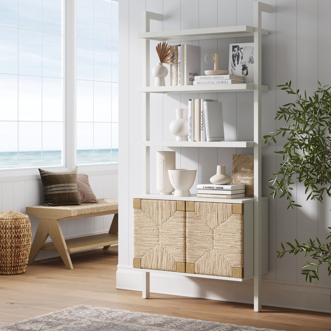 72'' H x 32'' W Seagrass Bookcase Bay Isle Home™ 