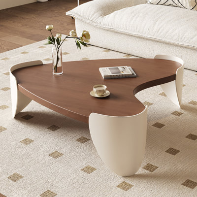 Solid wood simple creative art tea table by Bkoksety