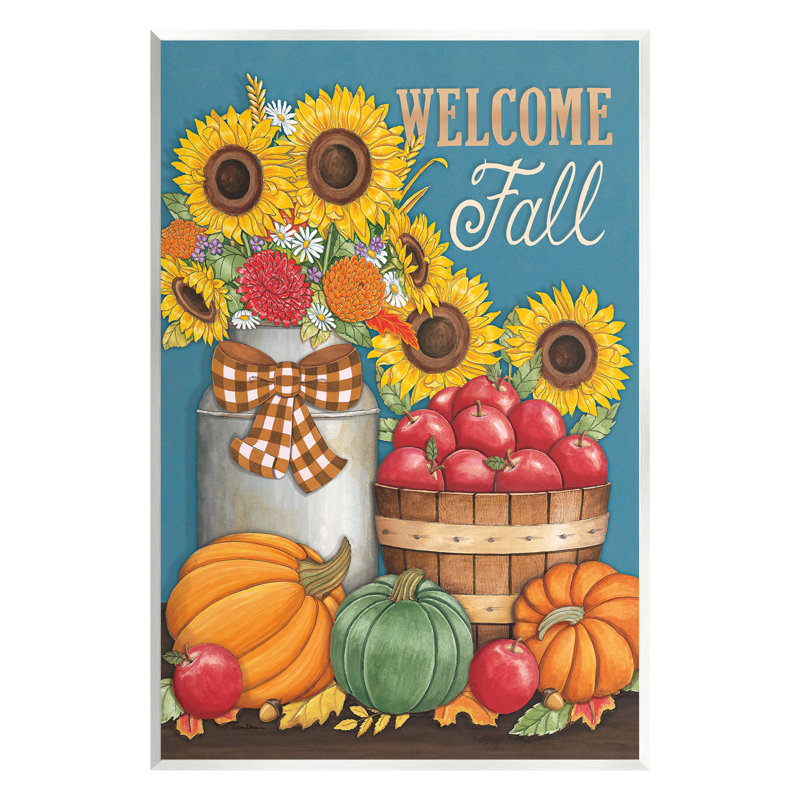 «Welcome Fall Harvest» par Deb Strain, H 19 po x l 13 po
