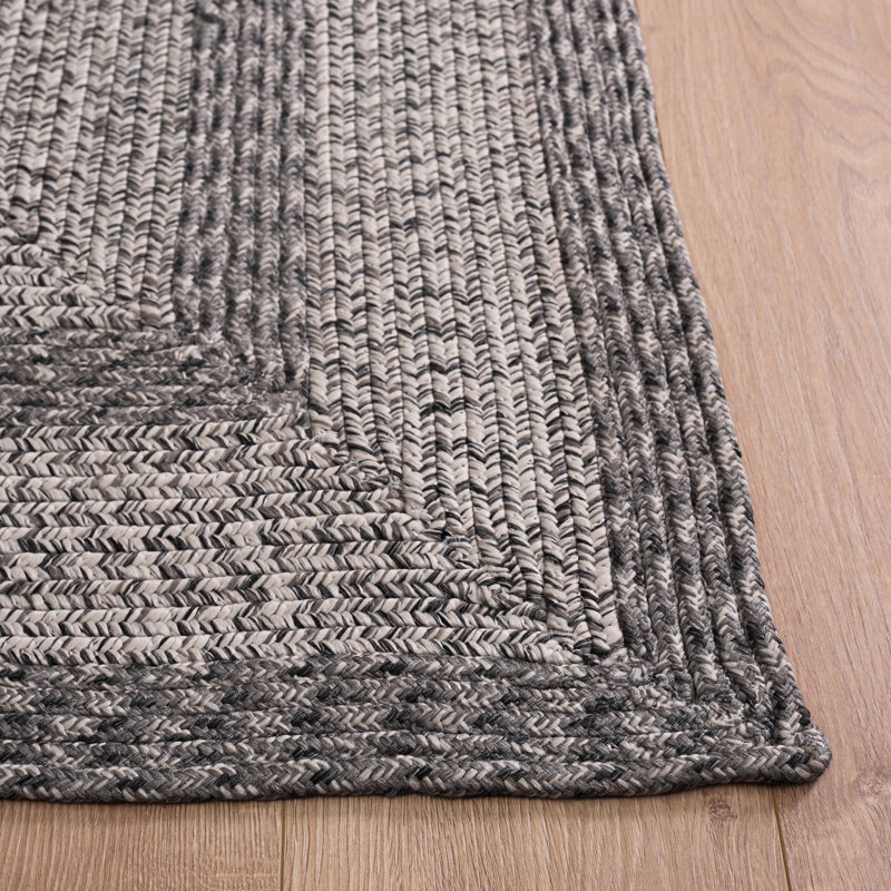 Braided 265 Hand Woven Performance Machine Washable No Pattern Rug, Rectangle 2' x 3'