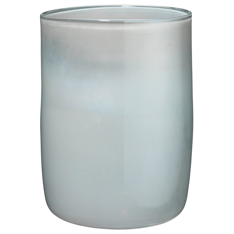 Metallic Opal Handblown Glass Table Vase