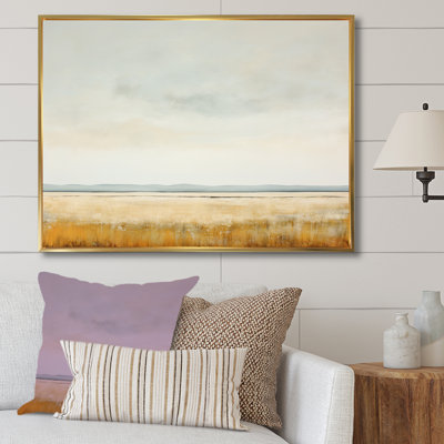 «Prairies Charm liquide Art Majestic Grasslands II» sur toile