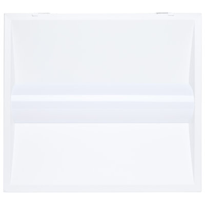 Troffer Troffer 40/30 / 20 / 20W à DEL au centre de l'ensemble 35K / 4K / 5K à intensité variable 120-277 Volt blanc mat