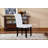 Urban Style Solid Wood Leatherette Padded Parson Chair, Set of 2 21"L X 16.5" W X 35.5" H. Seat Cushion: 17"L X 16.5"W X 18"H-2014873685