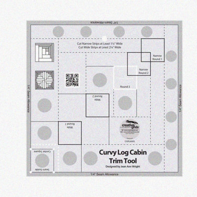 Curvy Log Cabin Trim Tool 8in