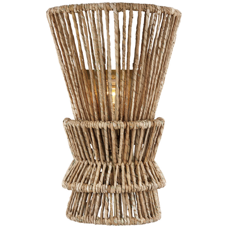 Antigua 1 - Light Flush Mounted Sconce, Antique Burnished Brass