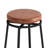 3-Drawer Long Dining Table Set With Power Outlets, Bar Kitchen Table Set With Circular PU Stools, Easy Assemble