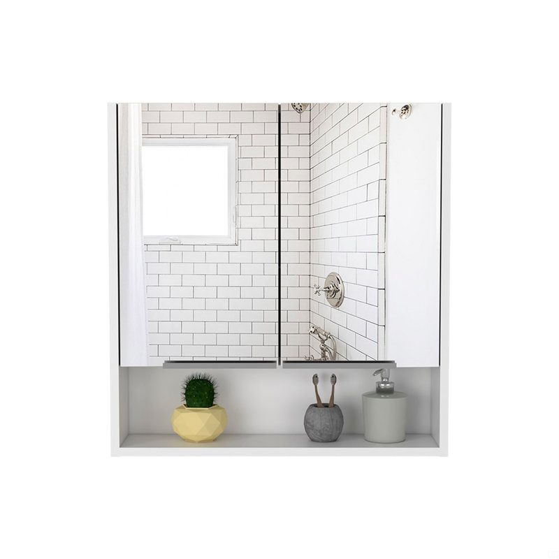 Pharmacie avec miroir Lexington, trois tablettes internes, H 24,6 po x l 5,5 po x P 23,6 po