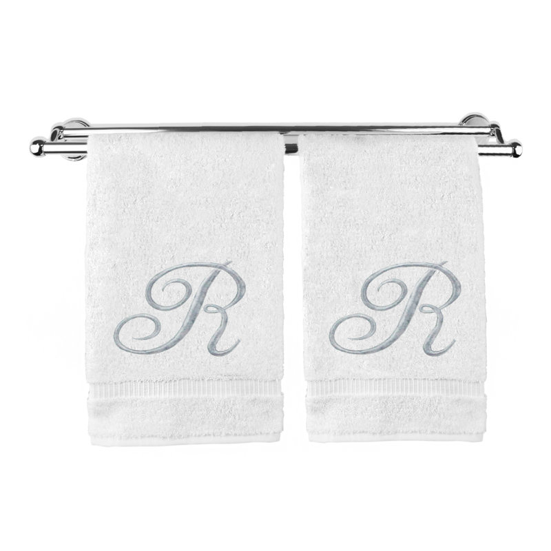 Super Plush Hand Towel, White/Silver, R