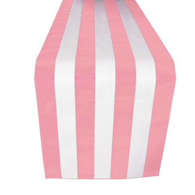 Eghard Rectangle Striped Cotton Table Runnner