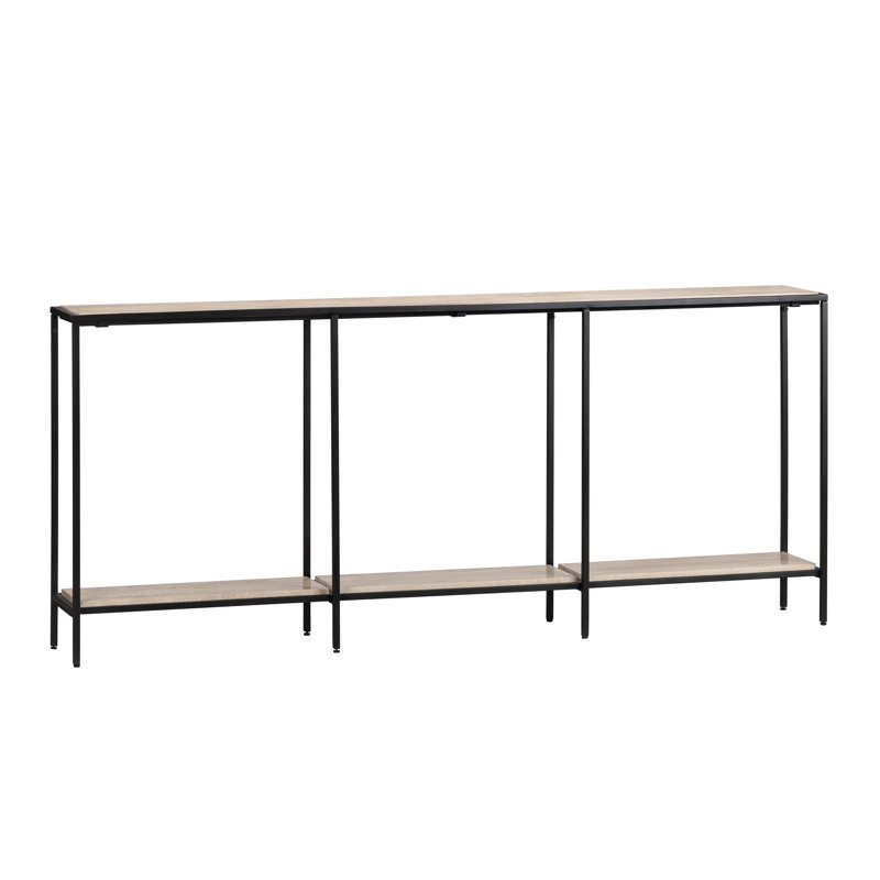 70 In. Brown Travertine Accent_Console_Sofa Table