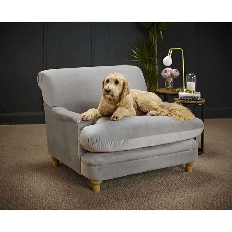 PLUMPTON ARMCHAIR, Grey, Polyester Blend