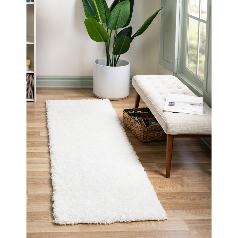Tapis blanc neige , Tapis de couloir 2 pi 6 po x 10 pi